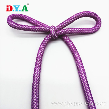 5mm Polyester Mesh Round Drawstrings Cord For Garment